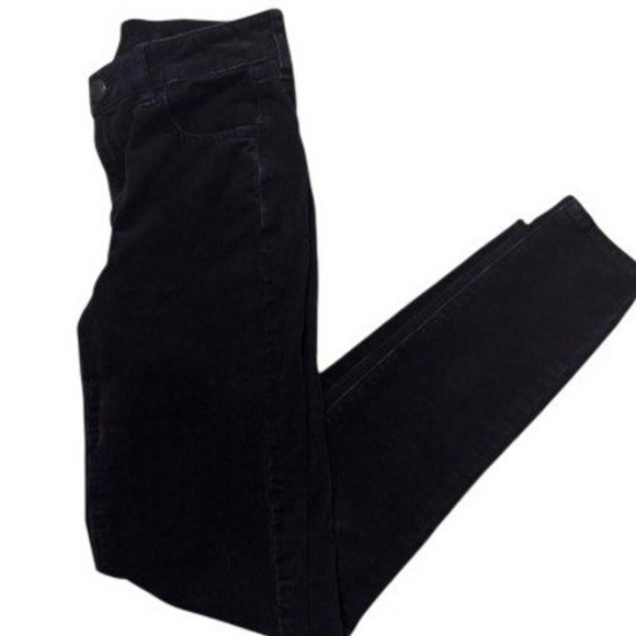 American Eagle Outfitters Pants - American Eagle Mens 28x27 Super Stretch Corduroy Skinny Pants Black